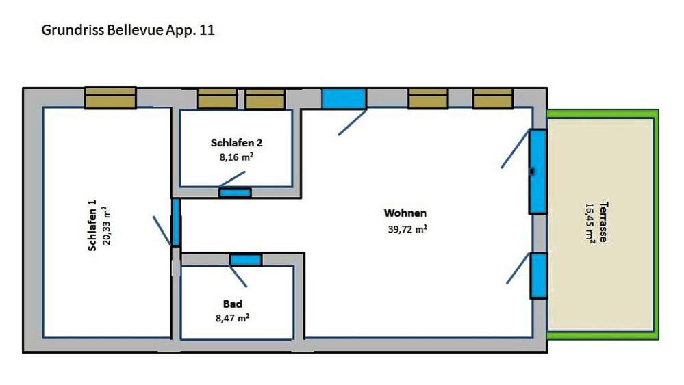 Bellevue-App-11 Apartment Heringsdorf  Bagian luar foto